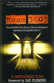Cover of: Room 3603 by H. Montgomery Hyde