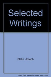 Cover of: Selected writings. by Joseph Stalin