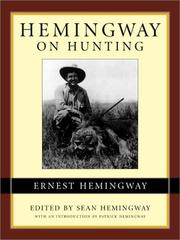 Cover of: Hemingway on Hunting (On) by Ernest Hemingway
