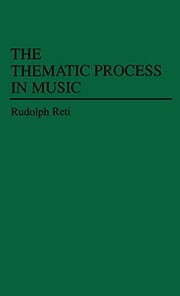Cover of: The thematic process in music