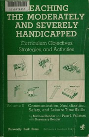 Cover of: Teaching the Moderately and Severely Handicapped
