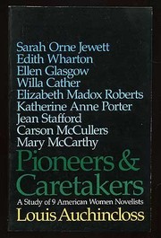 Cover of: Pioneers & caretakers: a study of 9 American women novelists
