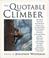 Cover of: The Quotable Climber (Quotable)