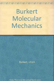 Cover of: Molecular Mechanics (ACS Monograph Series) by Ulrich Burkert, Norman L. Allinger