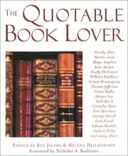 Cover of: The Quotable Book Lover (Quotable)