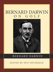 Cover of: Bernard Darwin On Golf (On) | Bernard Darwin