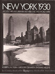 Cover of: New York 1930: architecture and urbanism between the two world wars