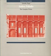 Andrea Palladio by Lionello Puppi