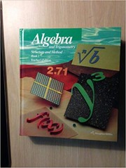Cover of: Algebra and Trigonometry Structure and Method Book 2 (Teacher's Edition) (The Classic) by 