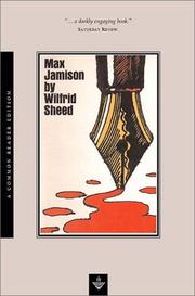 Cover of: Max Jamison by Wilfrid Sheed