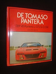 Cover of: De Tomaso Pantera by Jan P. Norbye
