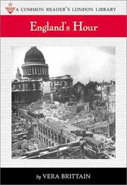 Cover of: England's Hour by Vera Brittain