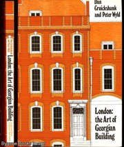 Cover of: London: the art of Georgian building