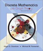 Cover of: Discrete mathematics with graph theory by Edgar G. Goodaire