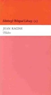 Cover of: Phèdre. | Jean Racine