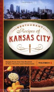 Cover of: Restaurant Recipes of Kansas City