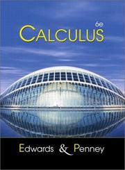 Cover of: Calculus by C. H. Edwards