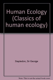 Cover of: Human ecology | Stapledon, George Sir.