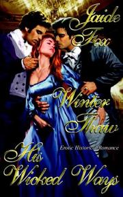 Cover of: Winter Thaw, His Wicked Ways by Jaide Fox