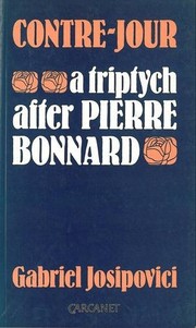 Cover of: Contre-jour: a tryptych after Pierre Bonnard