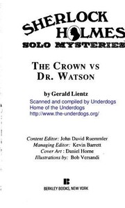Cover of: The Crown Vs Dr. Watson | Gerald Lientz