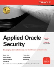 Cover of: Applied Oracle security | 