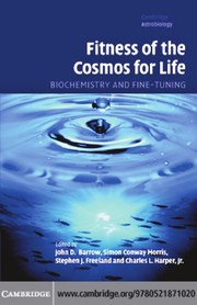 Cover of: Fitness of the cosmos for life | 