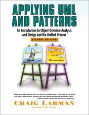 Cover of: Applying UML and Patterns by Craig Larman