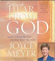 Cover of: How to Hear from God by Joyce Meyer