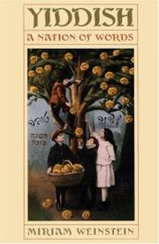 Cover of: Yiddish