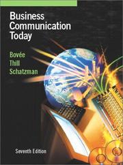Cover of: Business Communication Today