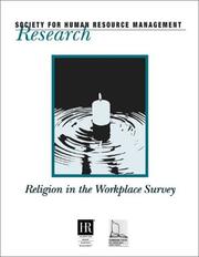 Cover of: Religion in the workplace survey