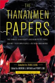 Cover of: The Tiananmen Papers  by Perry Link, Orville Schell