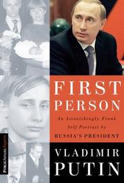 First person by Vladimir Vladimirovich Putin