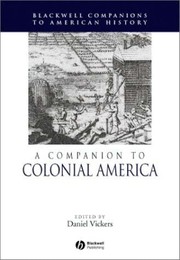 Cover of: A companion to Colonial America | 