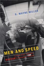 Cover of: Men and Speed by G. Wayne Miller