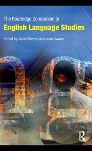Cover of: The routledge companion to English language studies