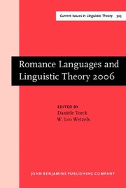 Cover of: Romance languages and linguistic theory 2006 | 