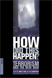 Cover of: How did this happen?: terrorism and the new war