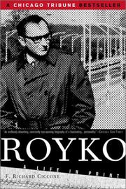 Cover of: Royko by F. Richard Ciccone