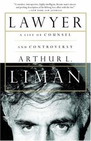 Cover of: Lawyer by Arthur L. Liman, Peter Israel