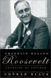 Cover of: Franklin Delano Roosevelt: champion of freedom