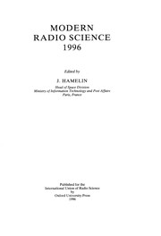 Cover of: Modern radio science, 1996 | 