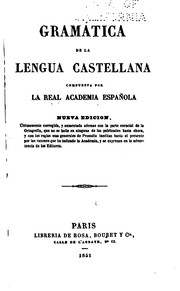 Cover of: Gramática de la Lengua Castellana by Real Academia Española, Madrid (Spain )