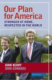 Cover of: Our plan for America by John Kerry