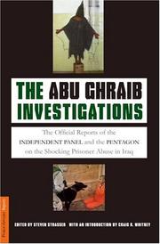 Cover of: The Abu Ghraib Investigations by 