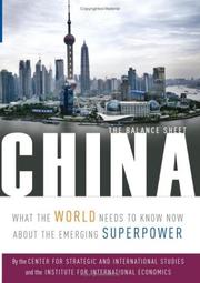 Cover of: China The Balance Sheet by C. Fred Bergsten, Bates Gill, Nicholas R. Lardy, Derek Mitchell