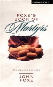Cover of: Foxe's Book of Martyrs (Valuebooks)