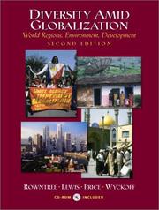 Cover of: Diversity Amid Globalization (2nd Edition) by Lester Rowntree, Martin Lewis, Marie Price, William Wyckoff