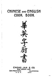 Cover of: Chinese and English Cook Book =: Hua Ying Tzu Chʻu Shu